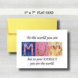 MUM  Day Card~ Cards ~ Flat Cards