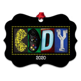 Video Letter Art Name Ornament Metal