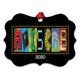 Video Letter Art Name Ornament Metal