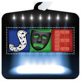 Theater Name Sign, Drama Club Gift Metal Ornament