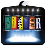 Theater Name Sign, Drama Club Gift Metal Ornament