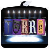 Theater Name Sign, Drama Club Gift Metal Ornament