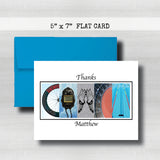 TriAthlon~ Coach Thank You Card ~ Cards ~ Flat Cards