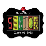 Personalized Senior Softball