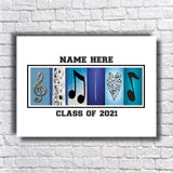 Senior Flute Band Letter Art