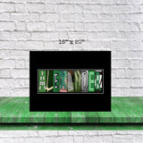 Soccer Letter Art