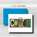 Softball Coach Thank You Card~ Cards ~  Cards