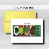 Softball Coach Thank You Card~ Cards ~  Cards