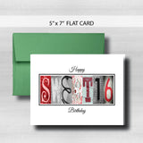 Sweet 16 Birthday Card ~  Cards ~ Red Black