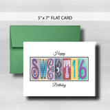 Sweet 16 Birthday Card ~  Cards ~ Pastel