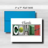 Tennis Coach Thank You Card~ Cards ~  Cards