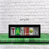 Tennis Letter Art