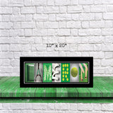 Tennis Letter Art
