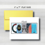 TriAthlon~ Coach Thank You Card ~ Cards ~ Flat Cards