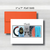 TriAthlon~ Coach Thank You Card ~ Cards ~ Flat Cards