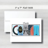 TriAthlon~ Coach Thank You Card ~ Cards ~ Flat Cards