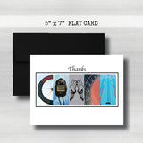 TriAthlon~ Coach Thank You Card ~ Cards ~ Flat Cards