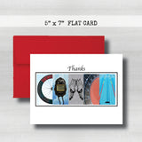 TriAthlon~ Coach Thank You Card ~ Cards ~ Flat Cards