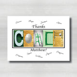 Volleyball Green Coach Thank you