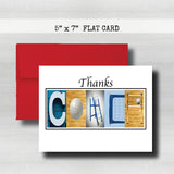 Volleyball Coach Thank You Card~ Cards ~  Cards