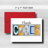 Volleyball Coach Thank You Card~ Cards ~  Cards