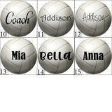 Volleyball Christmas Ornament Metal