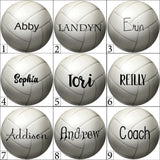 Volleyball Christmas Ornament Metal