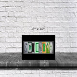Personalized Volleyball Letter Art Print – Custom Sports Wall Decor