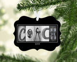 Weight Lifter Coach Ornament Metal
