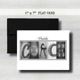 Weight Lifter- Coach Thank You Card~ Cards ~  Cards