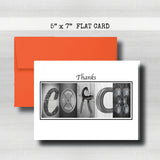 Weight Lifter- Coach Thank You Card~ Cards ~  Cards