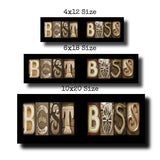 Rustic Farm Nature Letter Art