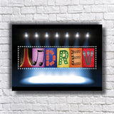Theater Name Sign, Drama Club Gift, Stage Crew Gift,