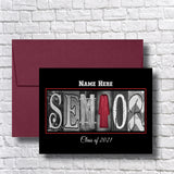 Personalized Senior Graduation Card 2023 Gown
