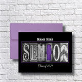 Personalized Senior Graduation Card 2023 Gown