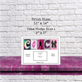 Competitive Cheer Coach Team Photo