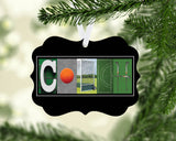 Field Hockey Coach Ornament Metal