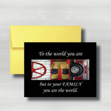 Firefighter Fathers Day Card~ Cards ~ Flat Cards ~ 5" x 7"