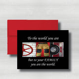 Firefighter Fathers Day Card~ Cards ~ Flat Cards ~ 5" x 7"