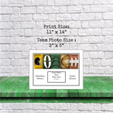 Football Coach Team Photo White Background