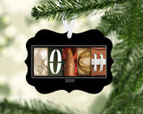 Football Coach Ornament Metal