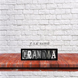 Grandma Name Magnet 2" x 6"