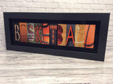 Basketball Letter Art Sign