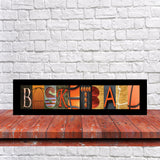 Basketball Letter Art Sign