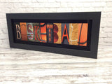 Basketball Letter Art Sign