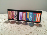 Teacher Name Magnet
