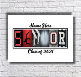 Senior Cheer Letter Art
