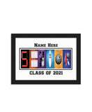 Senior Bowling Letter Art