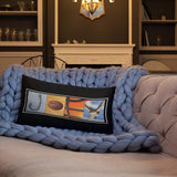Basketball Name Letter Art Pillow Custom