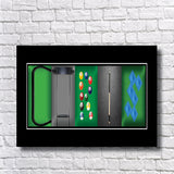 Billiards Letter Art